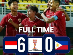 Timnas Indonesia Cukur Filipina 6-0 di Laga Perdana Piala AFF U-19