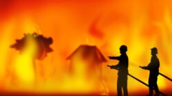 Diduga Akibat Percikan Las, KM Gracias Tanjung Perak Terbakar di Pelabuhan Mayangan