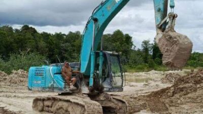 Tambang Kaolin Desa Bangka Serai Kendawangan Tak Kantongi Izin, Bebas Beroperasi