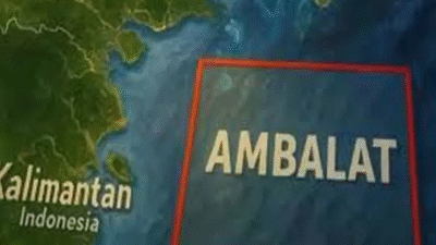 Ilustrasi - Wilayah laut yang menjadi objek sengketa antara Indonesia dan Malaysia di kawasan Ambalat, Laut Sulawesi. (Dok. Ilustrasi)