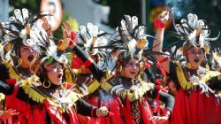 Kemeriahan Karnaval Kebangsaan HUT ke-81 RI, Seribu Pelajar Banyuwangi Unjuk Seni dan Budaya Nusantara