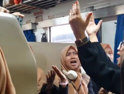 Viral di Media Sosial, Penumpang Kereta Api Terganggu karena Emak-emak Berisik