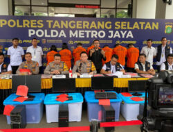 Polres Tangsel Bongkar Judol Jaringan Internasional, 7 Orang Diringkus